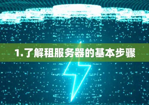 1.了解租服务器的基本步骤