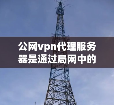 公网vpn代理服务器是通过局网中的服务器来连接到局外网中的VPN服务器的中间设备。以下是详细的步骤说明