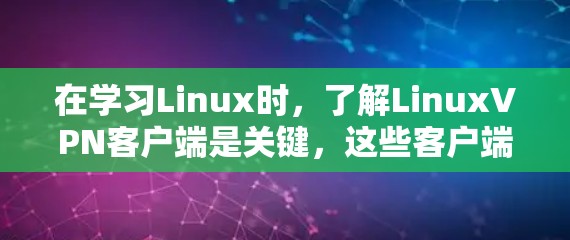 在学习Linux时，了解LinuxVPN客户端是关键，这些客户端用于构建和管理VPN网络。以下是对每个客户端的详细介绍