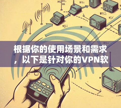 根据你的使用场景和需求,以下是针对你的VPN软件推荐 根据你的使用场景和需求,以下是针对你的VPN软件推荐