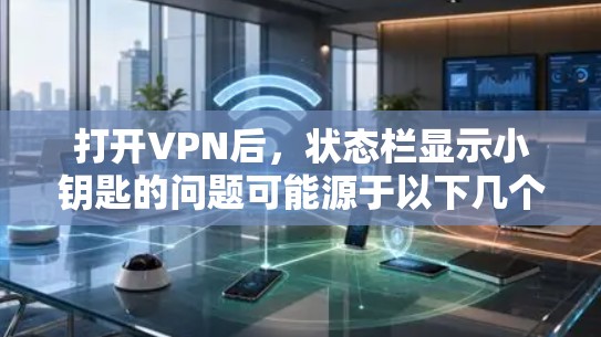 打开VPN后，状态栏显示小钥匙的问题可能源于以下几个方面