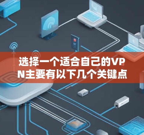 选择一个适合自己的VPN主要有以下几个关键点
