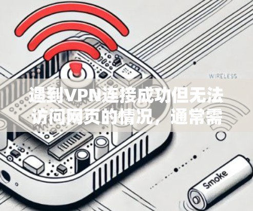 遇到VPN连接成功但无法访问网页的情况，通常需要从以下几个方面排查问题