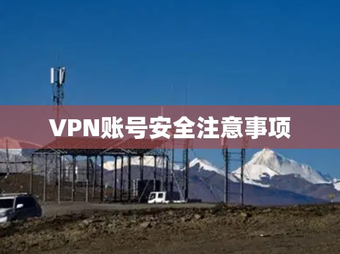 VPN账号安全注意事项
