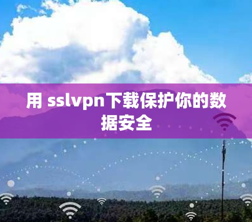 用 sslvpn下载保护你的数据安全