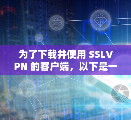 为了下载并使用 SSLVPN 的客户端，以下是一个详细的步骤指南