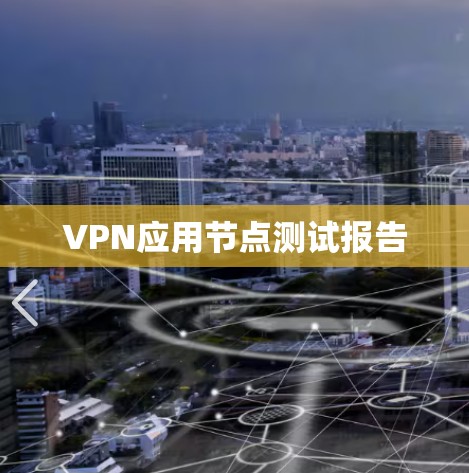 VPN应用节点测试报告
