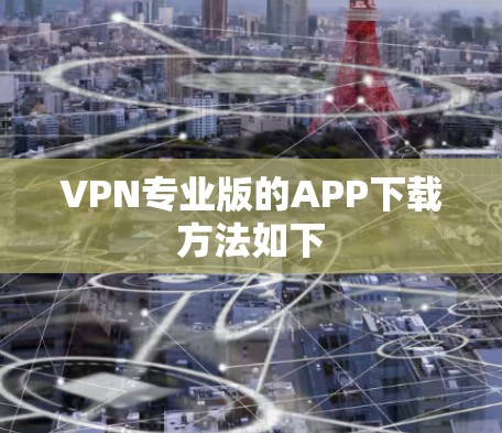VPN专业版的APP下载方法如下