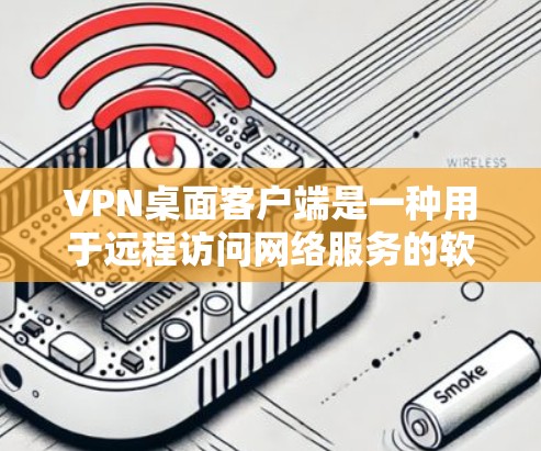 VPN桌面客户端是一种用于远程访问网络服务的软件应用，用户可以在桌面上安装并使用，无需网络访问。以下是关于VPN桌面客户端的一些关键信息