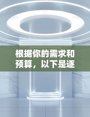 根据你的需求和预算，以下是逐步的比较和推荐