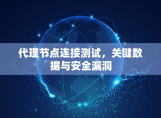 代理节点连接测试，关键数据与安全漏洞