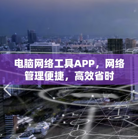 电脑网络工具APP，网络管理便捷，高效省时