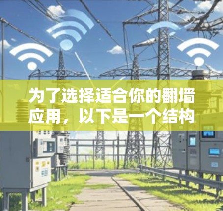 为了选择适合你的翻墙应用，以下是一个结构化的建议