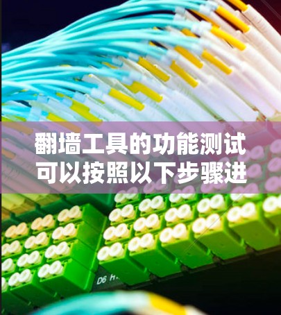 翻墙工具的功能测试可以按照以下步骤进行