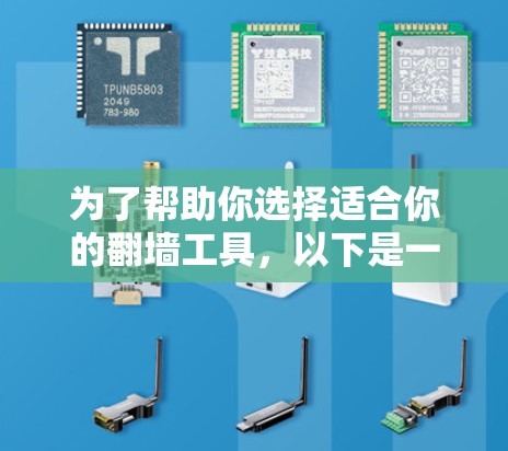 为了帮助你选择适合你的翻墙工具,以下是一步步的建议 为了帮助你选择适合你的翻墙工具,以下是一步步的建议