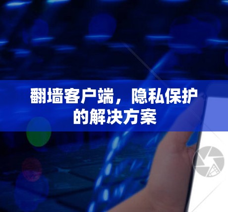 翻墙客户端,隐私保护的解决方案 翻墙客户端,隐私保护的解决方案