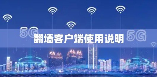 翻墙客户端使用说明 翻墙客户端使用说明