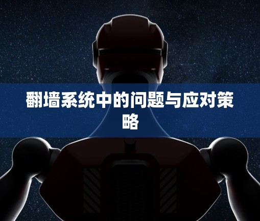 翻墙系统中的问题与应对策略