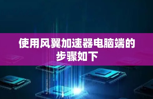 使用风翼加速器电脑端的步骤如下