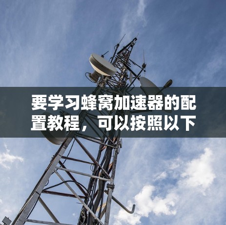 要学习蜂窝加速器的配置教程，可以按照以下步骤进行
