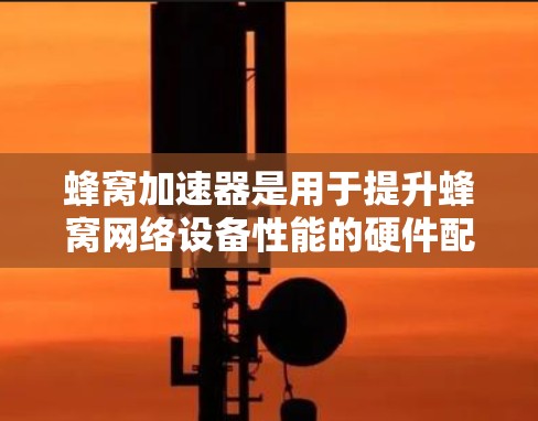 蜂窝加速器是用于提升蜂窝网络设备性能的硬件配置，通过优化硬件参数来提高网络效率。以下是关于蜂窝加速器的详细分析