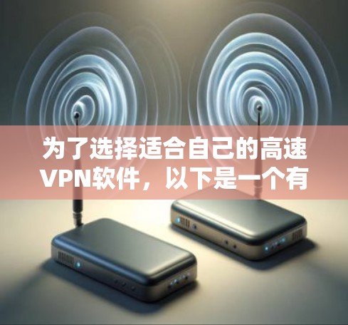 为了选择适合自己的高速VPN软件，以下是一个有条理的推荐和步骤