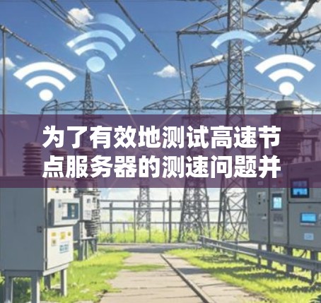 为了有效地测试高速节点服务器的测速问题并优化其性能，可以按照以下步骤进行