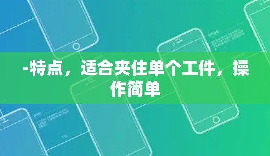 -特点,适合夹住单个工件,操作简单 -特点,适合夹住单个工件,操作简单