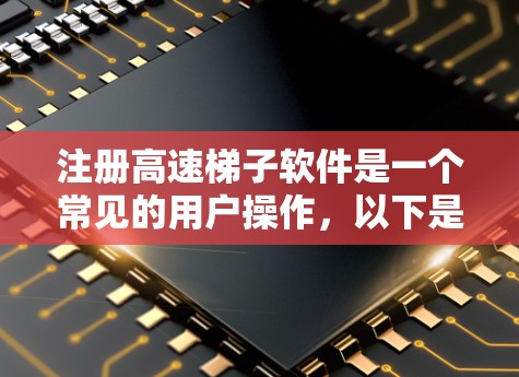 注册高速梯子软件是一个常见的用户操作，以下是一些关键步骤和注意事项