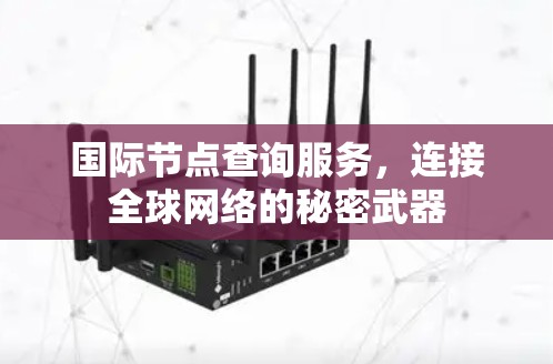 国际节点查询服务,连接全球网络的秘密武器 国际节点查询服务,连接全球网络的秘密武器