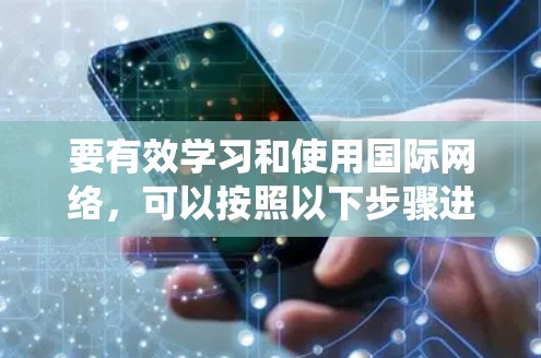 要有效学习和使用国际网络，可以按照以下步骤进行系统性的学习和实践