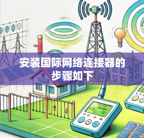 安装国际网络连接器的步骤如下