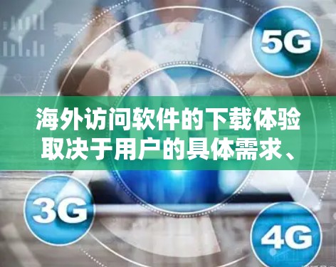 海外访问软件的下载体验取决于用户的具体需求、预算和配置需求。以下是对不同软件的综合评估 海外访问软件的下载体验取决于用户的具体需求、预算和配置需求。以下是对不同软件的综合评估